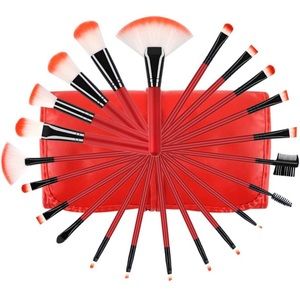 22 Piece Makeup Brush Set with Case